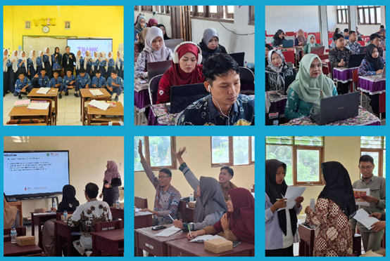 Sesi pengembangan kompetensi guru dalam program CEfT